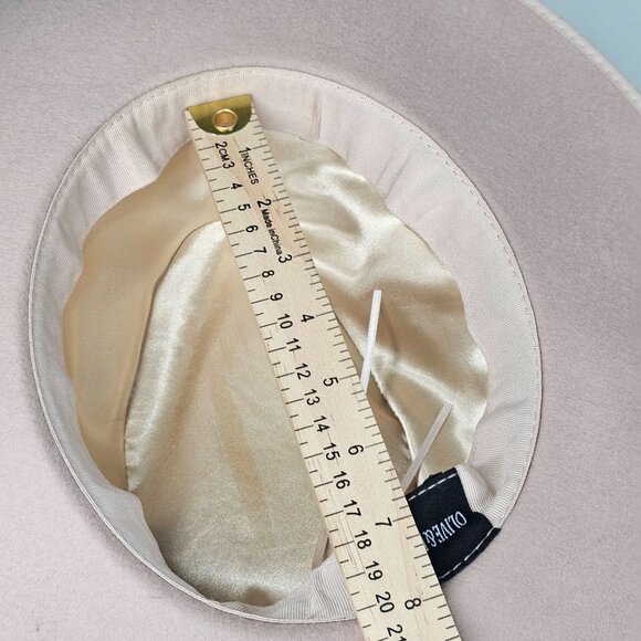 Olive & Pique Ella Wool Felt Gambler Flat Brim Western Hat with Aztec Band‎ OS - Picture 11 of 16